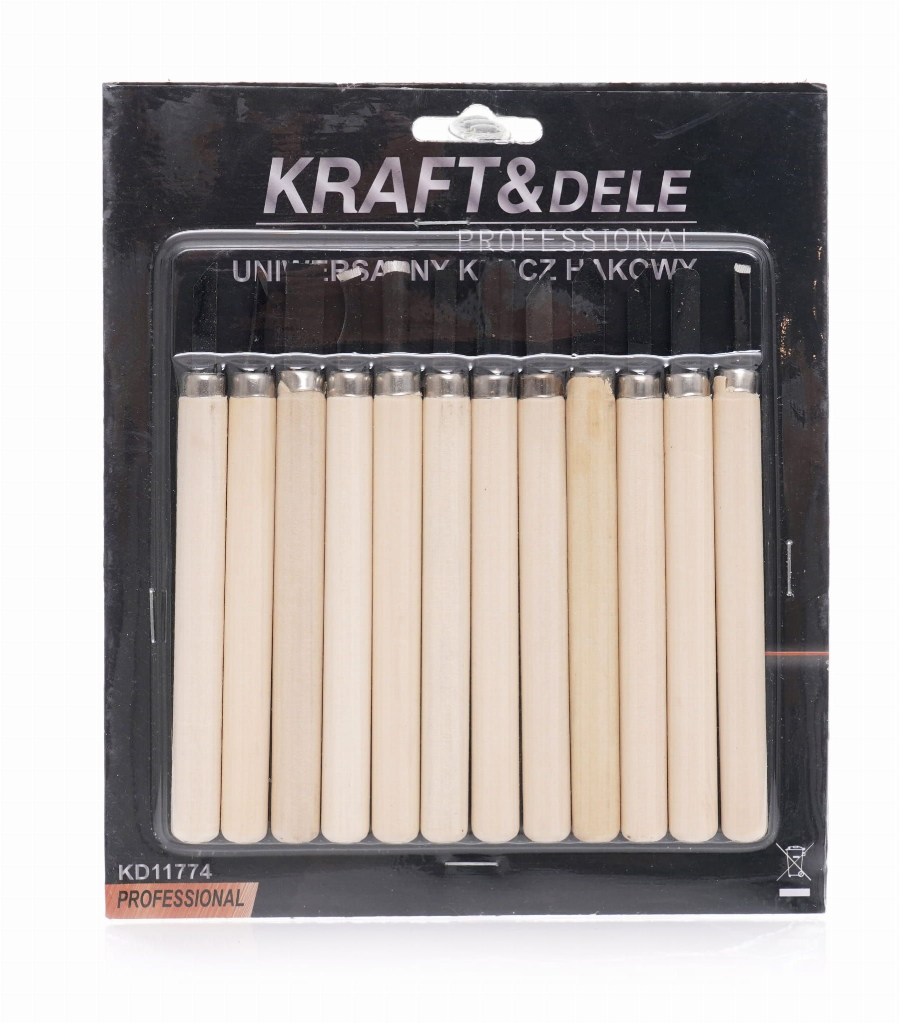 Dłuta rzeźbiarskie 12el. KD11774