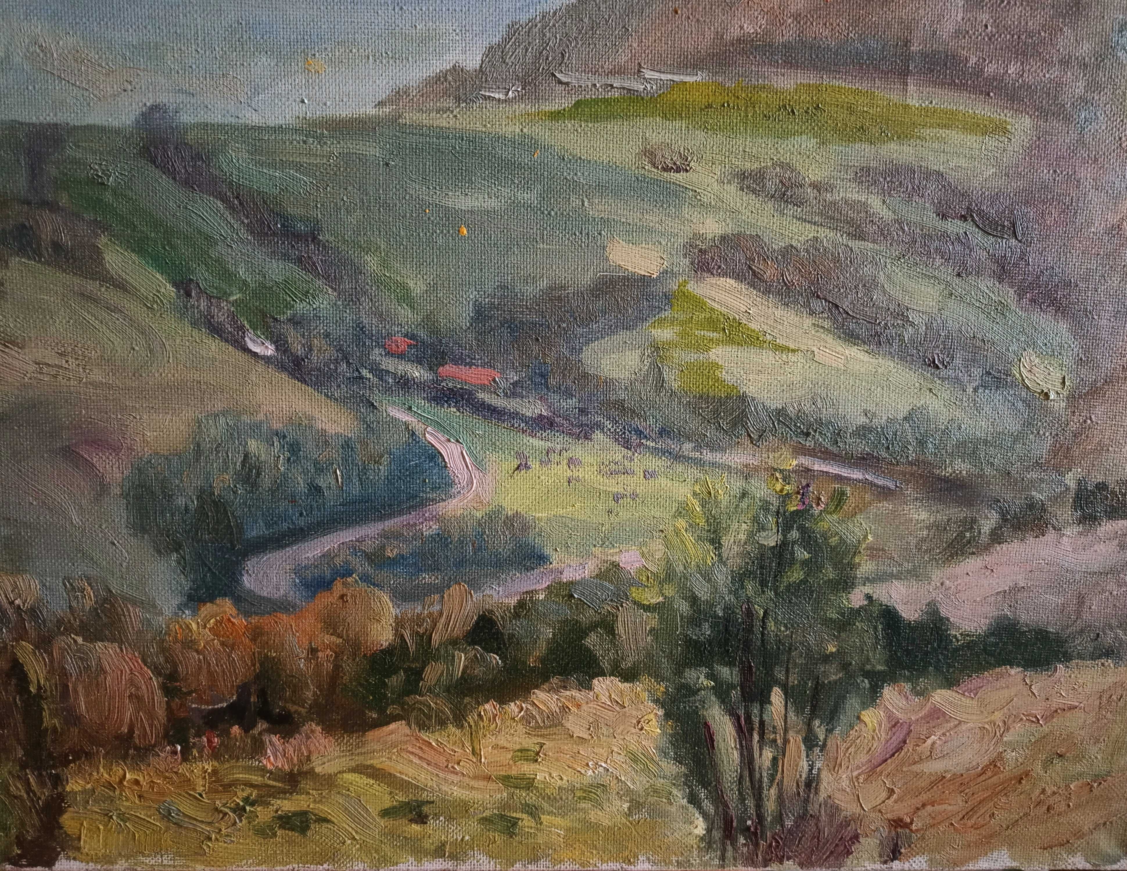 Картина  "Карпати. На горі"  п.о.  60 х 73,5