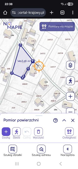 Dzialka po zabudowę mieszkaniowo-uslgowa 1463m2 w Jerzmankach