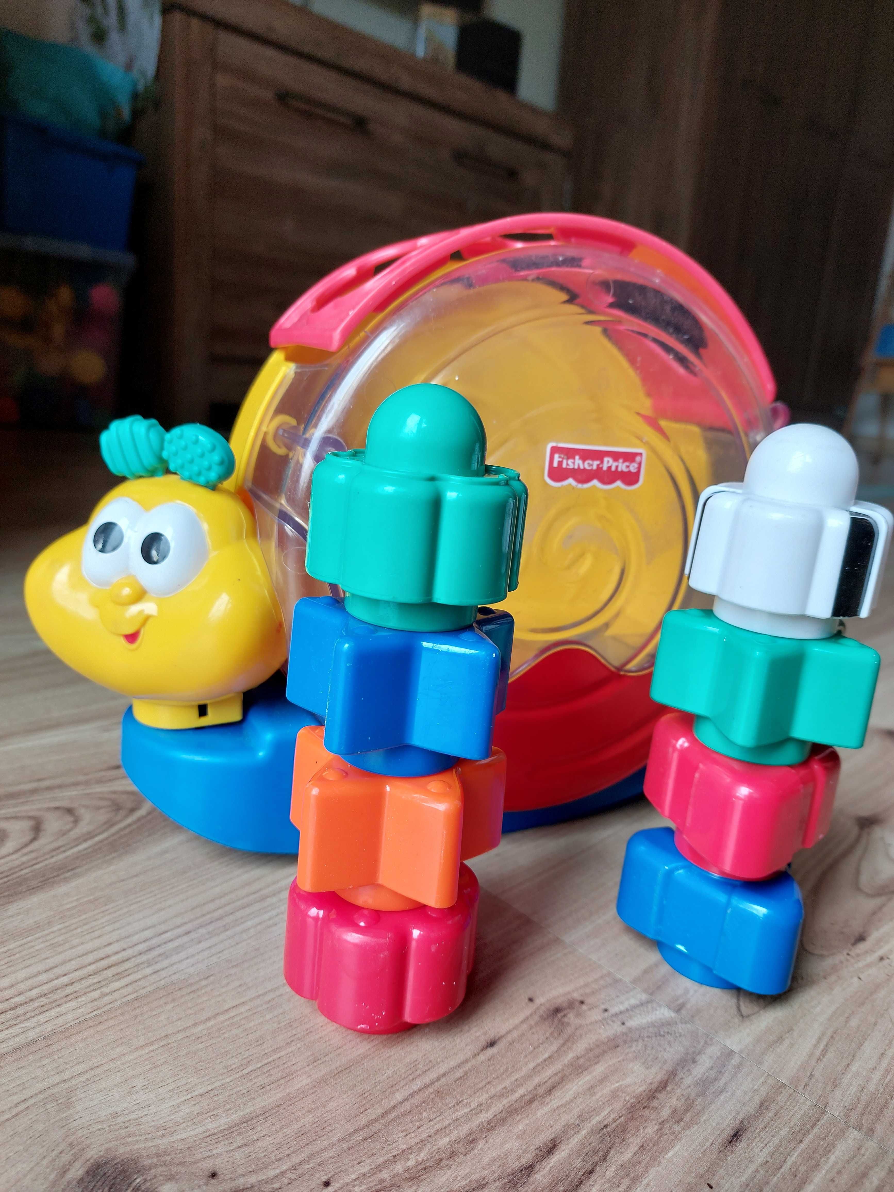 Klocki edukacyjne ślimak Fisher Price