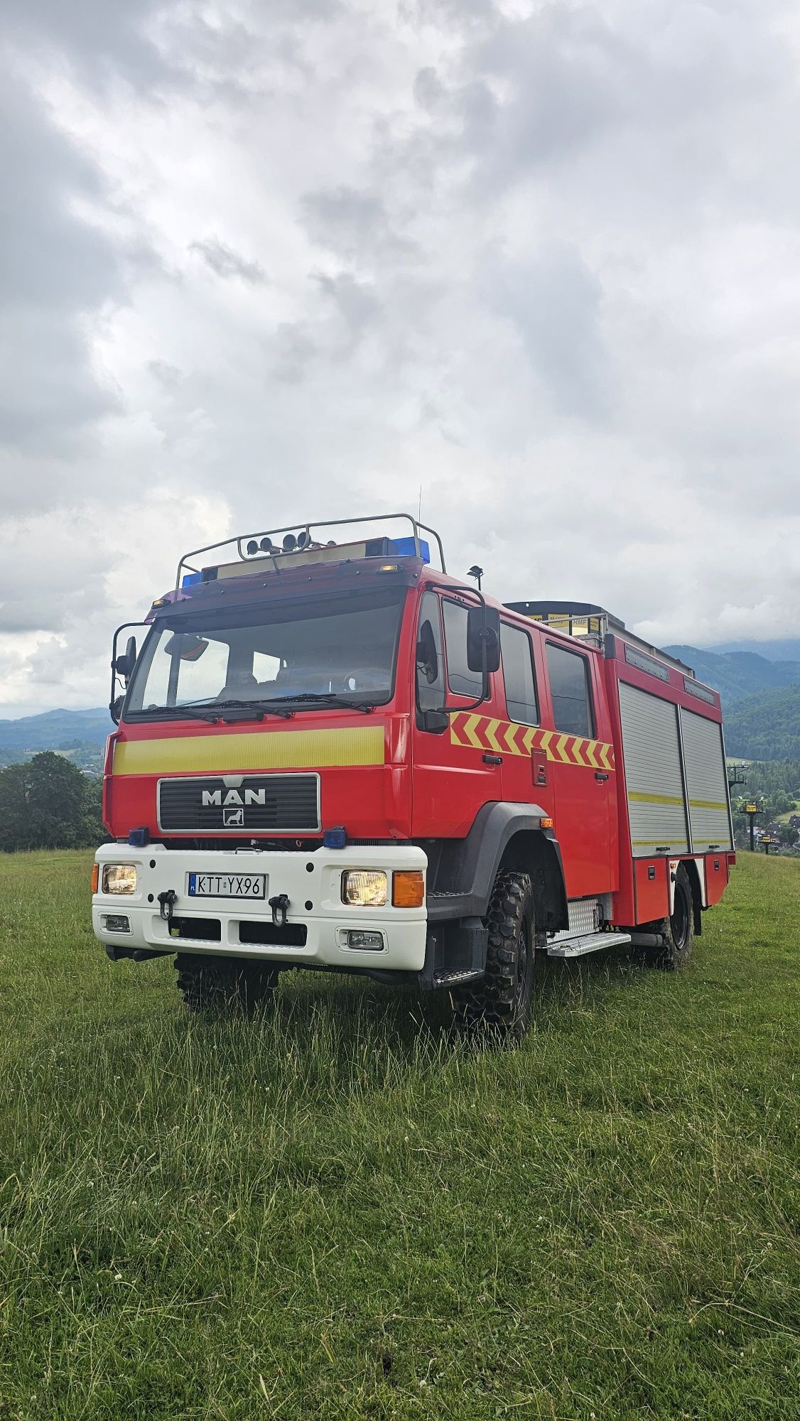 Man 4x4 14 224  CNBOP 2800L Straż Pożarna Pożarniczy  wóz Strażacki LE