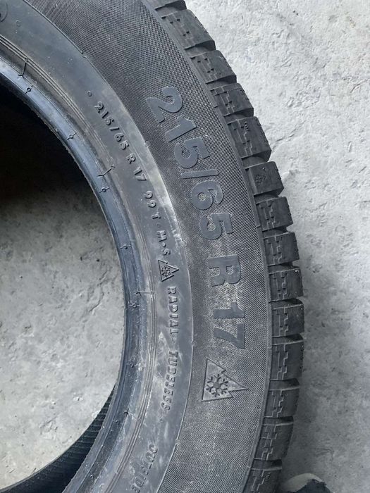 215.65.17 Continental 2шт зима БУ склад шины резина из Европы R17 65