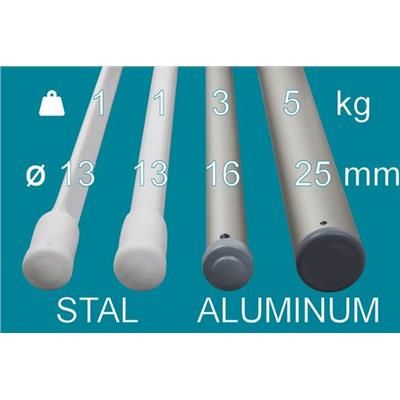 Suszarka sufitowa 4 pręty 90x39,5cm fi25 alum