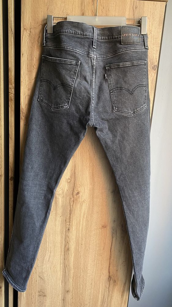 Spodnie Levi’s 33/34 męskie jeansy bawełna czarne