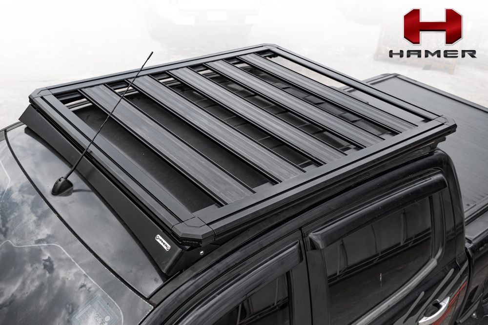 Bagażnik dachowy aluminiowy HAMER poprzeczki Ford Ranger 2012 do 2022