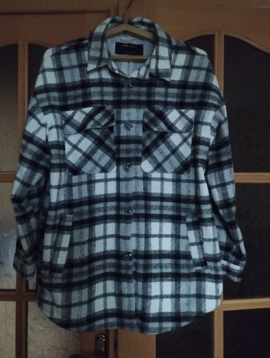 Куртка- рубашка женская в клетку
