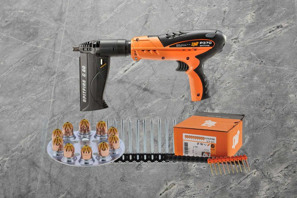 Gwoździe 15mm + Naboje czerwone do osadzaków Spit P370 100szt FV, 24H