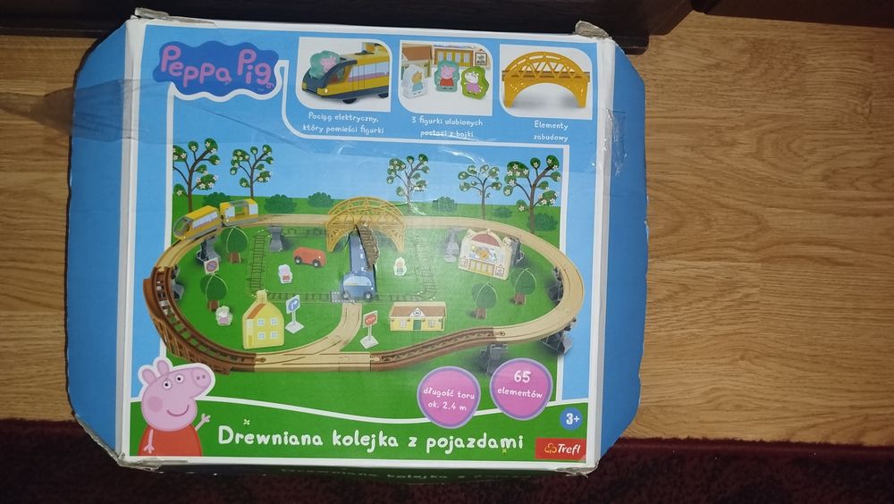 Kolejka drewniana Peppa