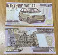 Banknot Samochody Socjalizmu Fiat 126 MALUCH