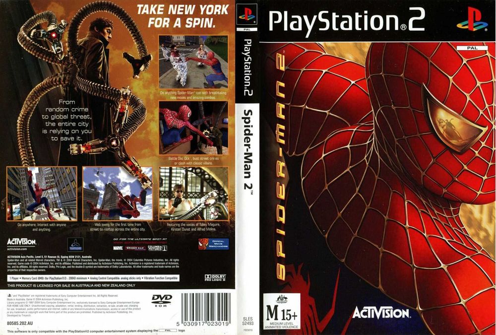 PS2 - Pack 2 Jogos: Devil May Cry + Spider-Man 2