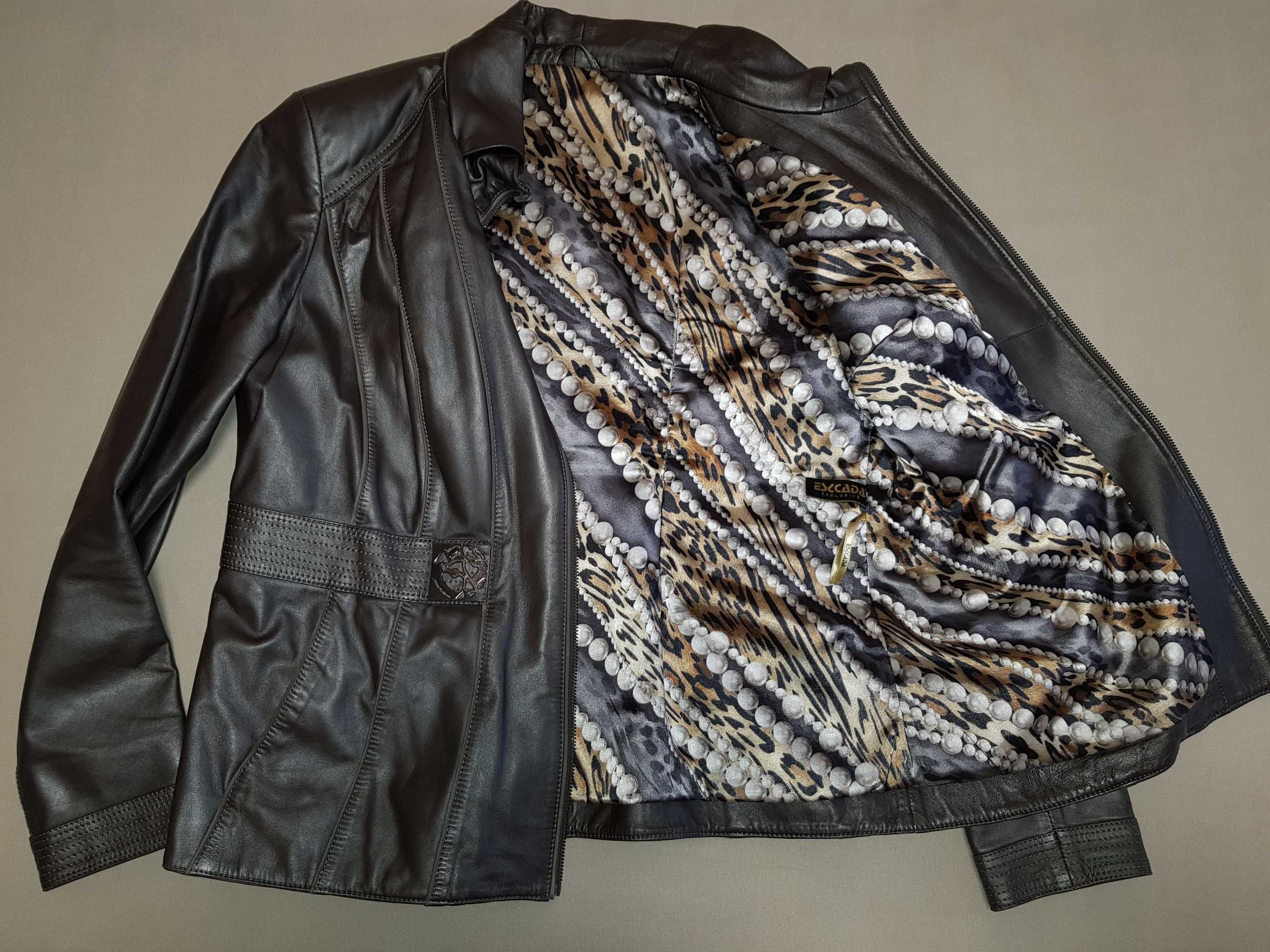 Куртка жіноча шкіряна великого розміру 58-62 фабрична Туреччина 5XL