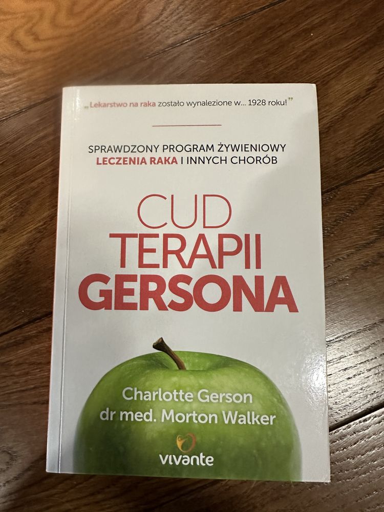 Cud terapii gersona gerson walker