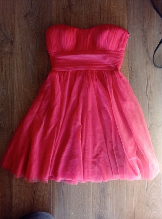 Sukienka h&m różowa balowa tiul r. M