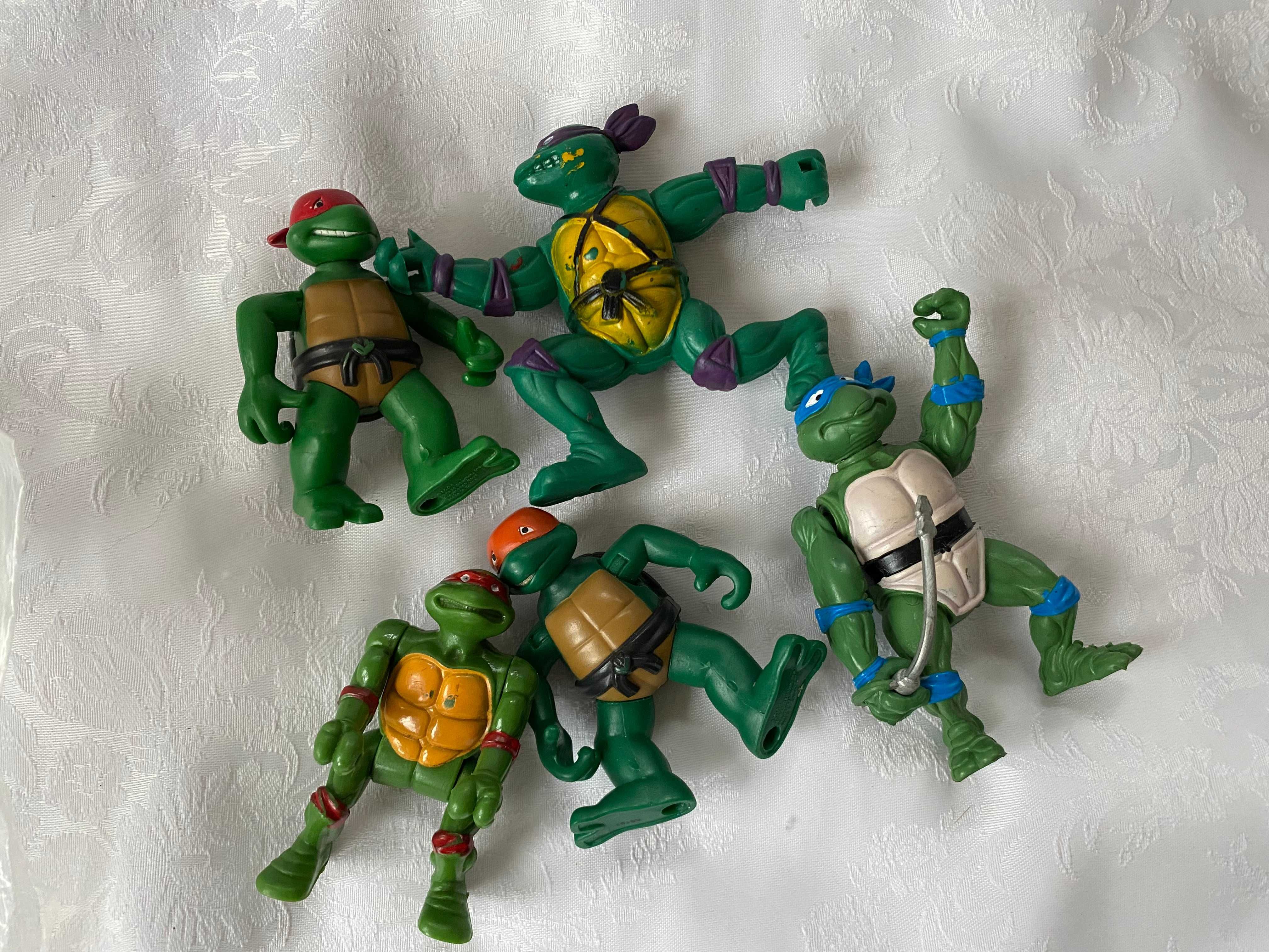Figurki żółwie NINJA TURTLES 5 sztuk