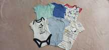 Zestaw body krótki rękaw r.62