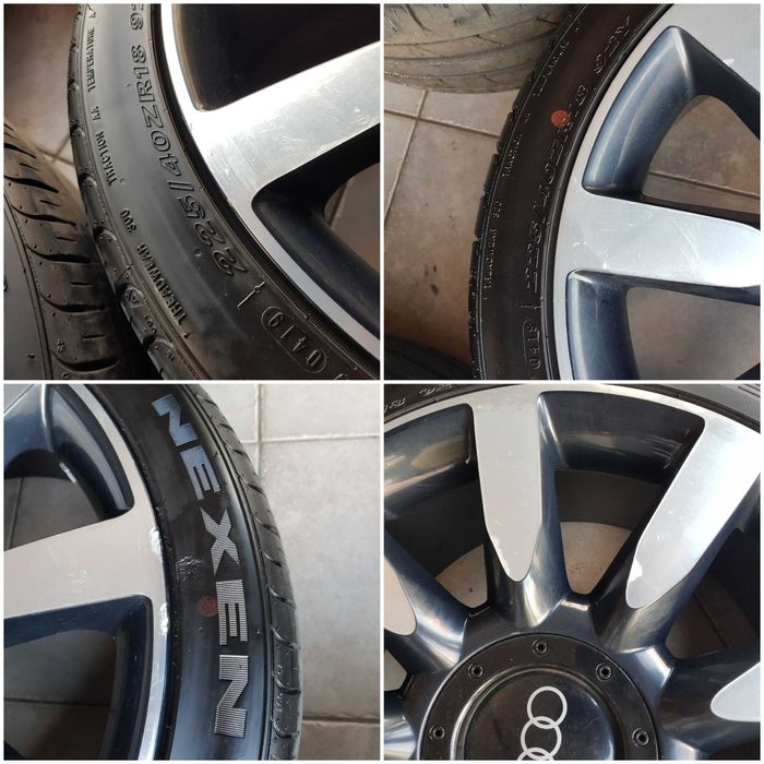 Koła letnie Sat21 Audi A3 A4 A6 8x18 et45 5x112 opony 225/40/18 z 2019