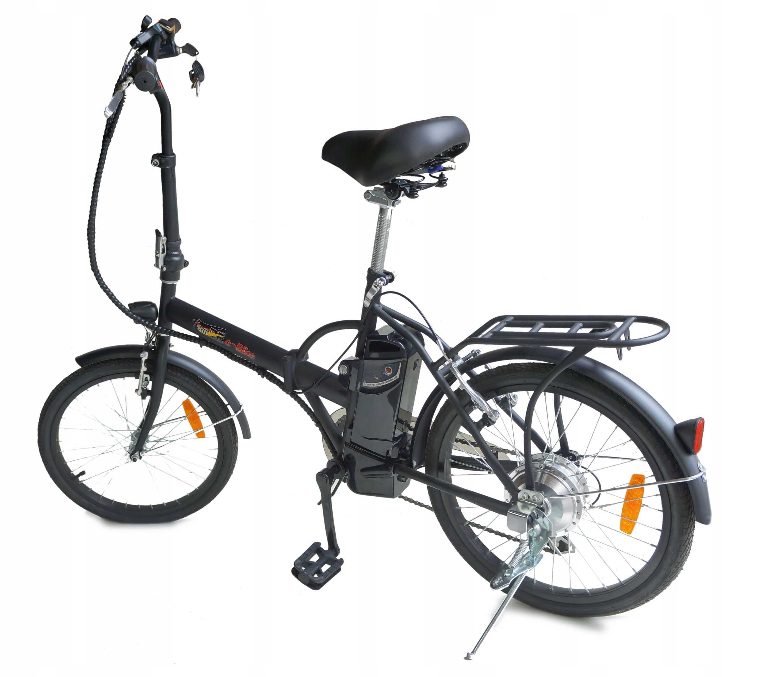 Rower Elektryczny Hybrydowy Składany 20' 250W 36V TOURDE CITY (T05)