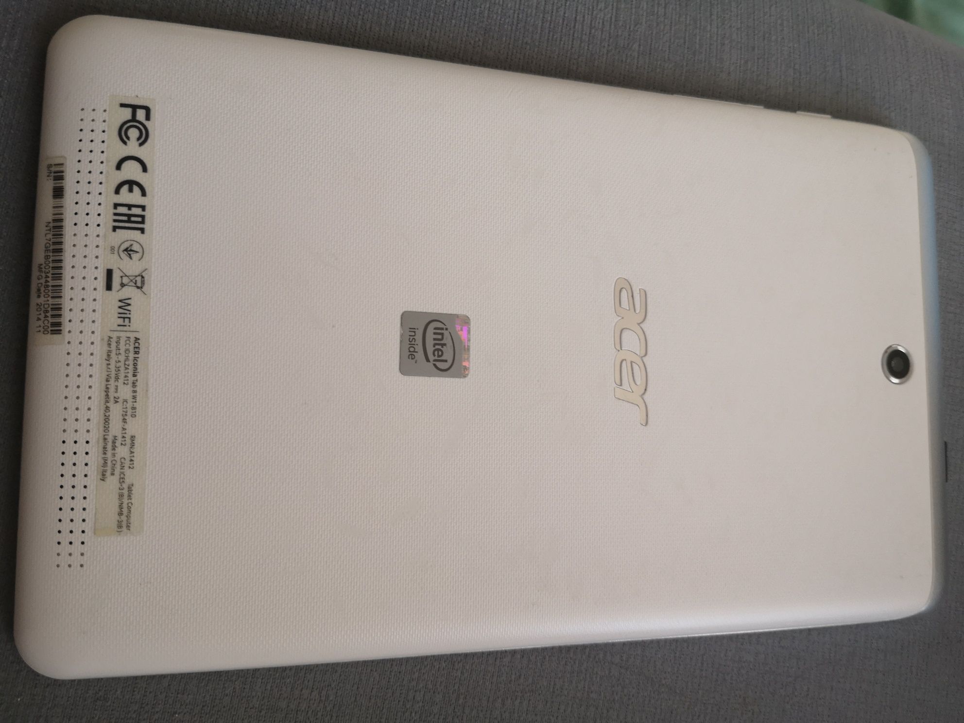 Tablet Acer Icónica 8 w1 - 810