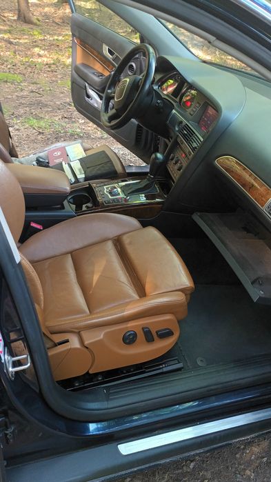 Zamiana/Audi A6 C6/2,4Benz+Gaz/Ładna/Webasto/Nawi/GrzanaSkóra/Tempomat