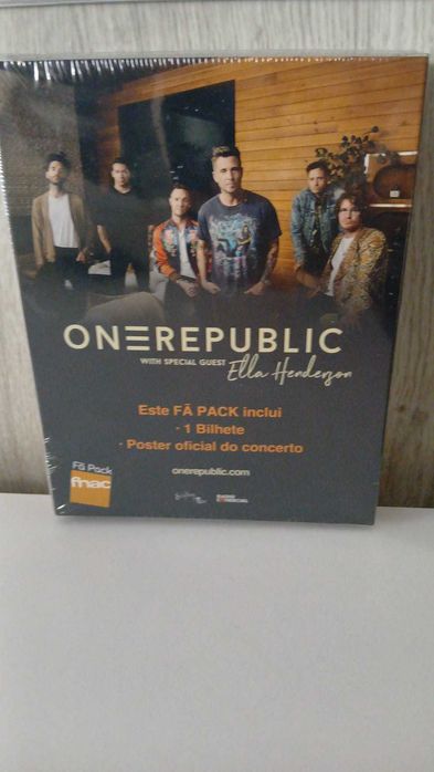 bilhete one republic fan pack fnac 16 novembro