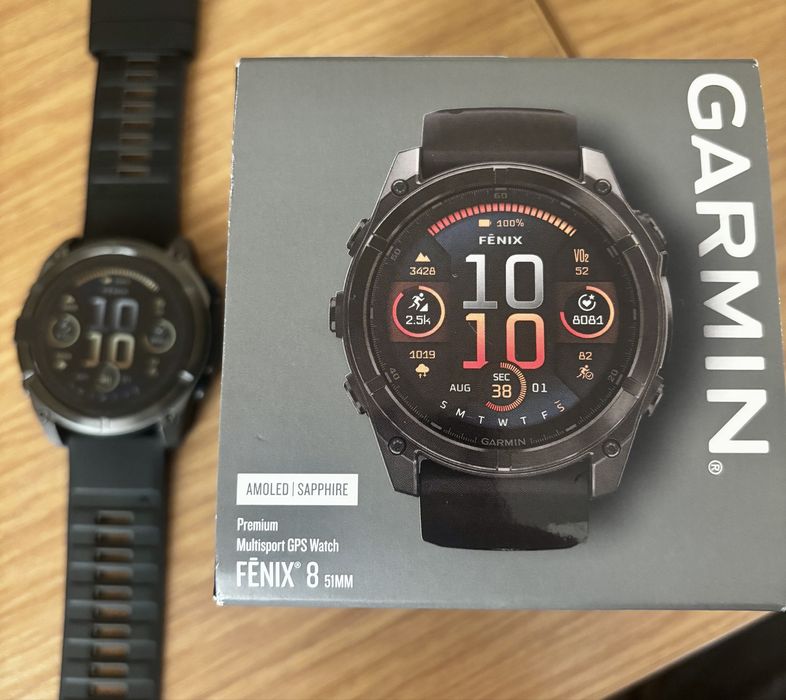 Garmin Fenix 8 51 mm Amoled Sapphire Titanium