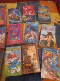 Cassetes de vídeo vhs