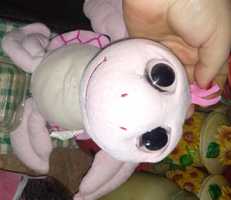 мягкая игрушка розовая черепаха глазастик германия 33 см суперовая
