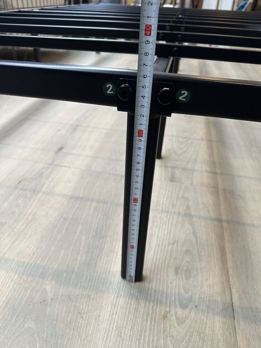 Zinus stelaż łóżko 140x200cm czarne 36cm