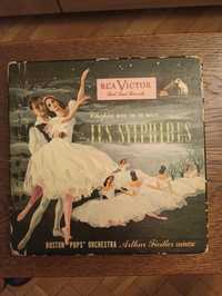 Kolekcja trzech płyt winylowych Les Sylphides. Boston Pops Orchestra.