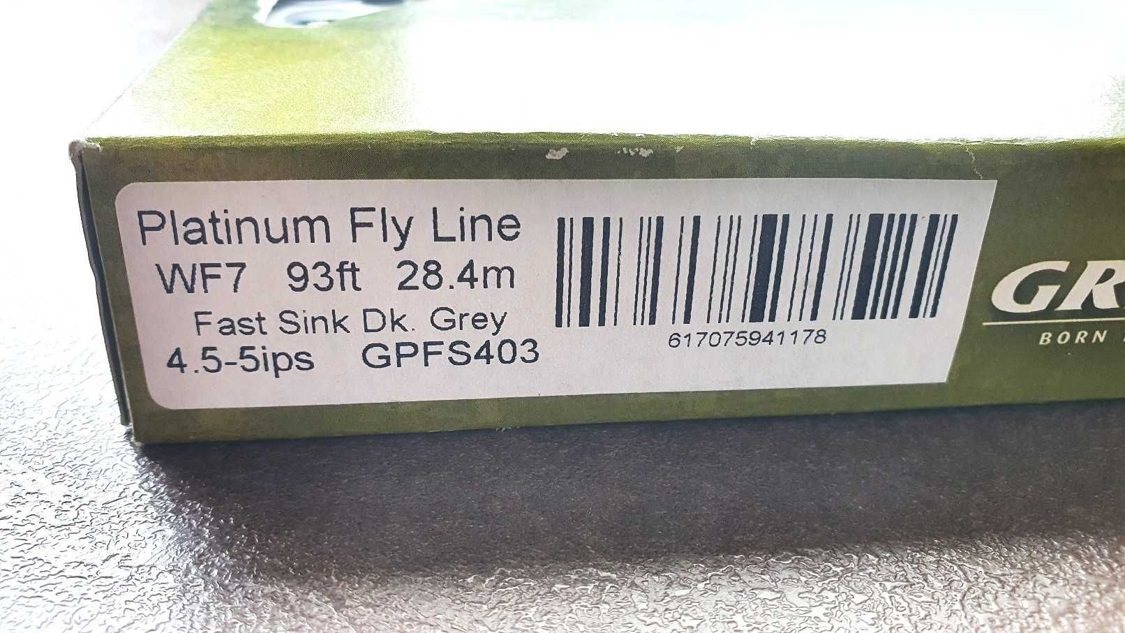 Sznur Linka muchowa GREYS Platinum Fly Line WF7 Fast Sink