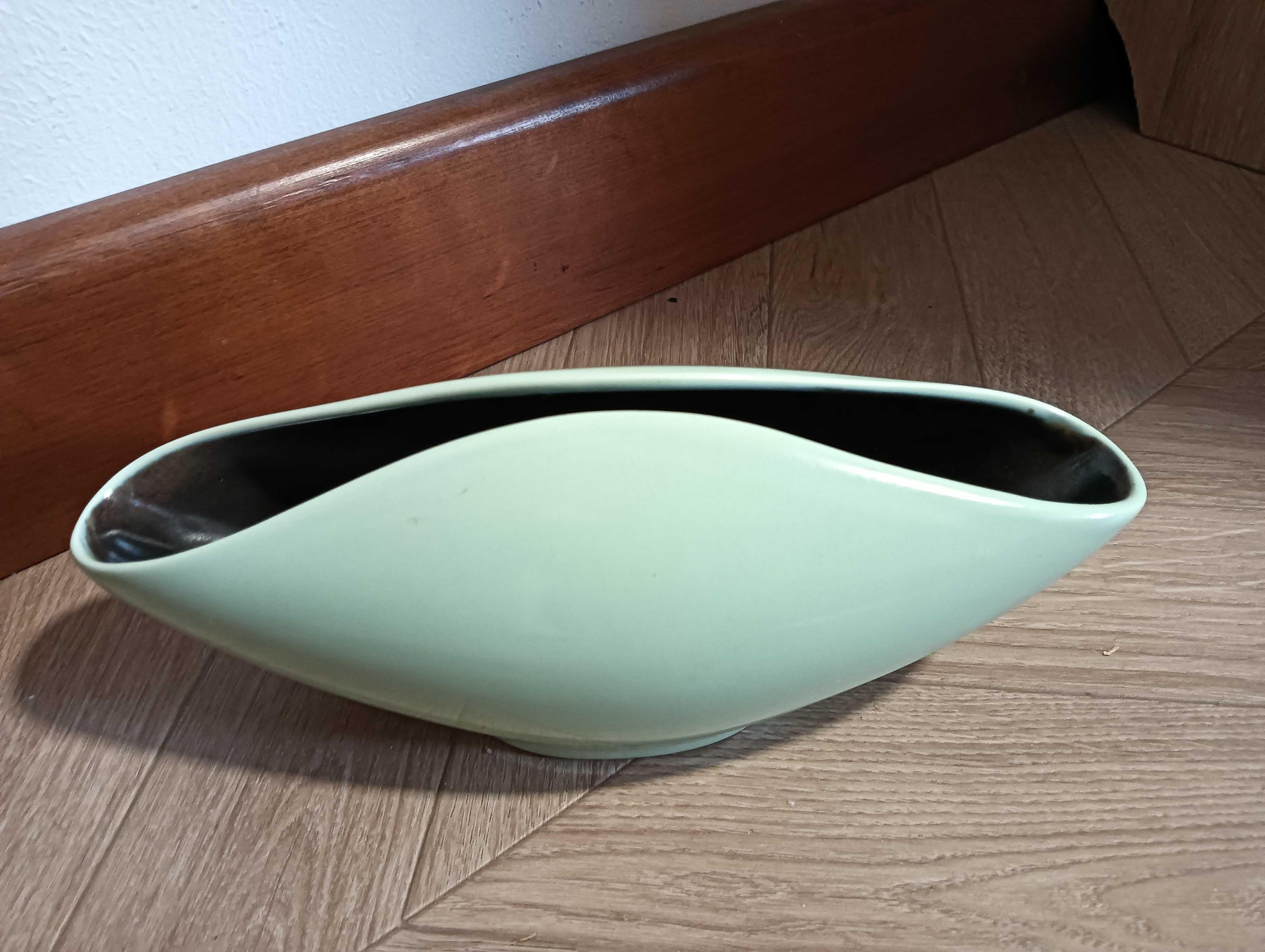 Naczynie ceramiczne miętowe wazon