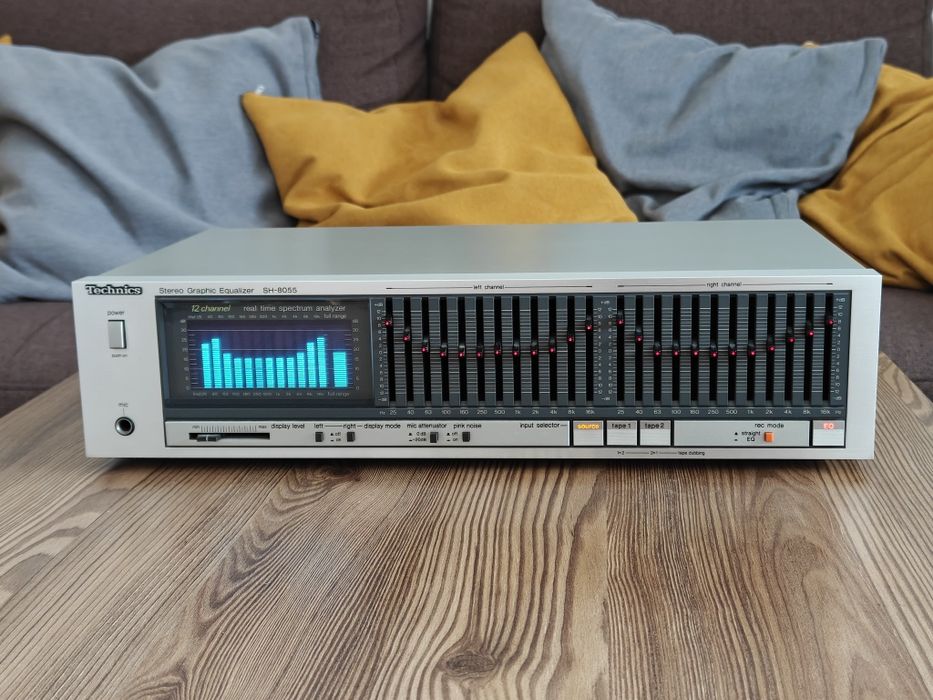 Technics SH-8055 srebrny korektor graficzny