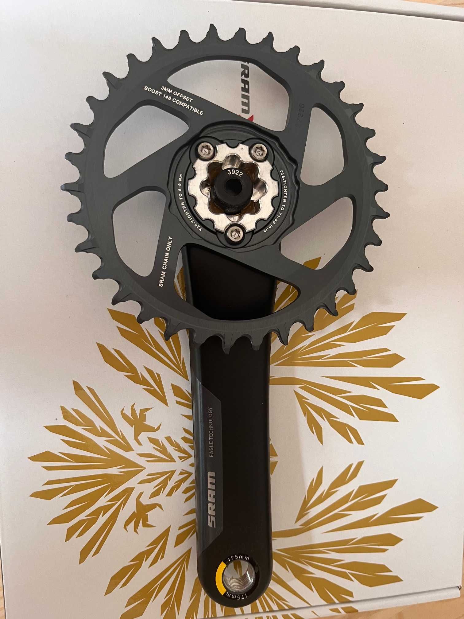 Mechanizm korbowy SRAM XX1 Eagle DUB SL 175 X-Sync 2 34T korby naped