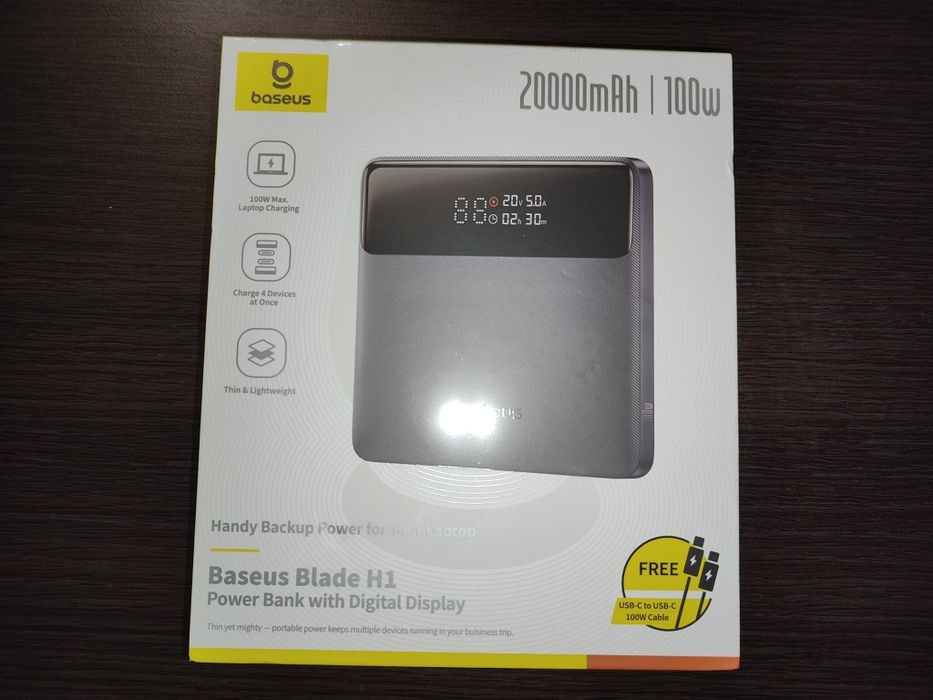 Продам power bank Baseus 20000mAh/100w