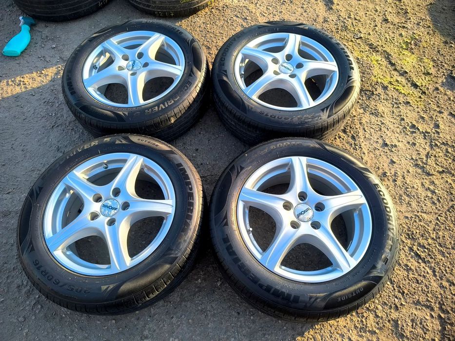 5x112 Felgi Aluminiowe Alufelgi 16 Koła Letnie Lato VW PASSAT B5 B6 GOLF TOURAN CADDY JETTA SHARAN AUDI A4 B5 B6 B7 A6 C5 A3 8P 8V SKODA SUPERB OCTAVIA 2 3 SEAT EXEO LEON TOLEDO ALTEA ALHAMBRA 6mm Legnica ALU-RAD 205/60 20r.