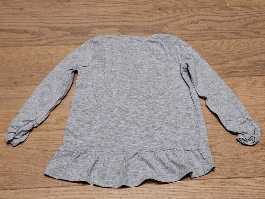 Zestaw 3 bluzki długi rękaw i sweterek 122  6-7 lat