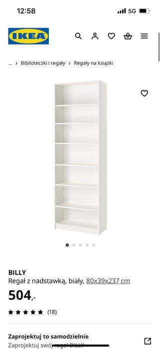 Regał Billy Ikea
