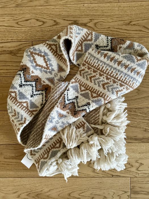 Mango mega mięsisty ciepły miły szal aztecki dwustronny