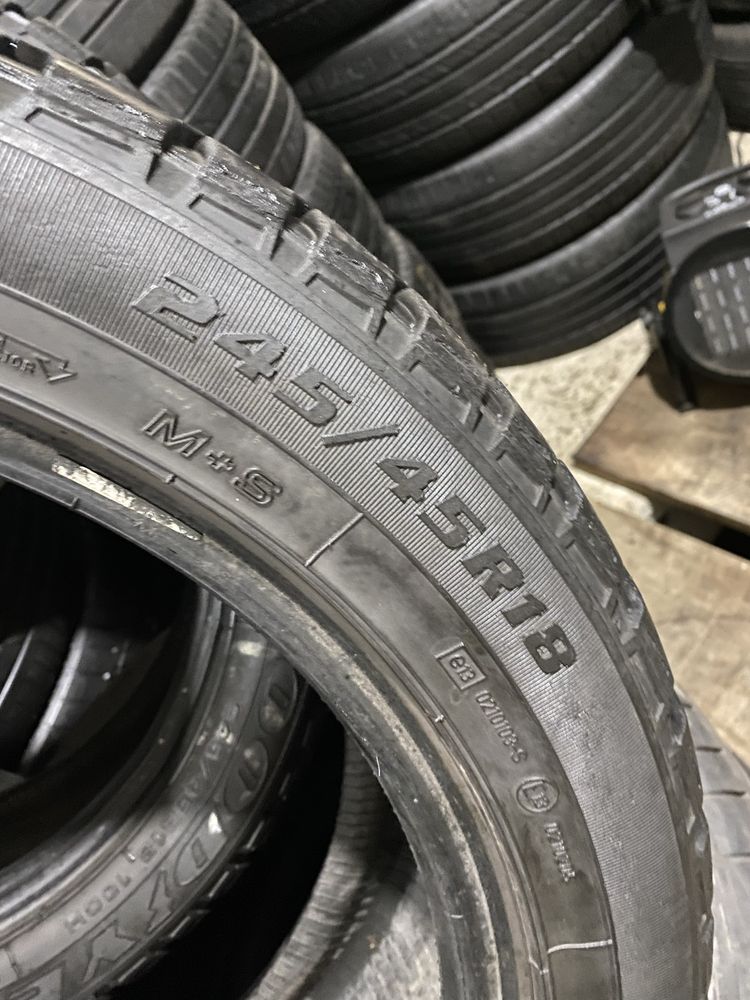 Шины 245/45 R18  пара всесезонные   Good/Year Wrangler.