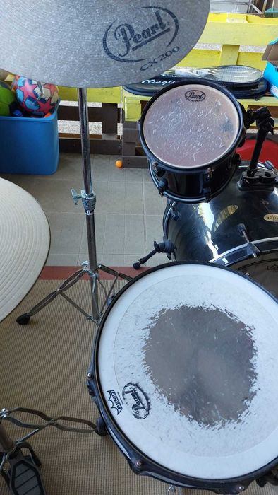 Bateria Pearl Black completa