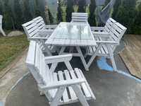Zestaw mebli ogrodowych stół + 6 krzeseł