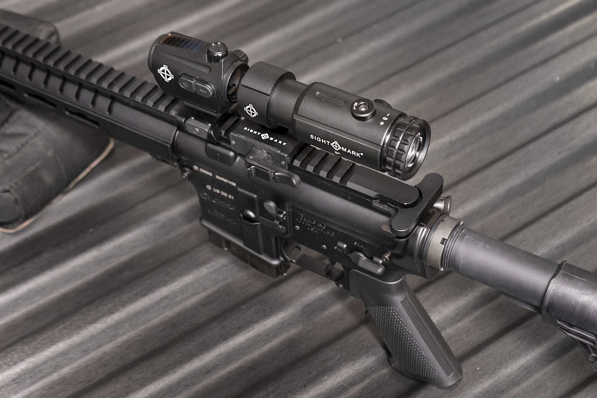 Магнифер Sightmark Т-5 5-ти кратный быстросъёмный  EOTech и Aimpoint