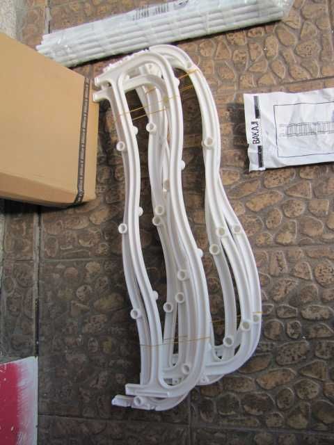 Szafka na buty za drzwiami ścienna 12 półek modułowa wysokość 183 cm