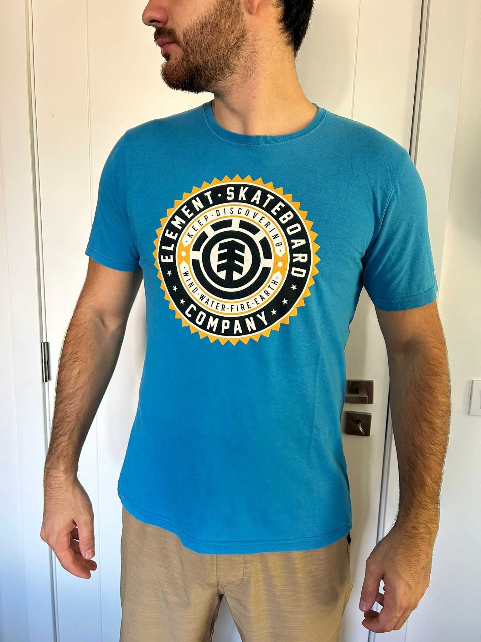 T-Shirt ELEMENT Azul Clara