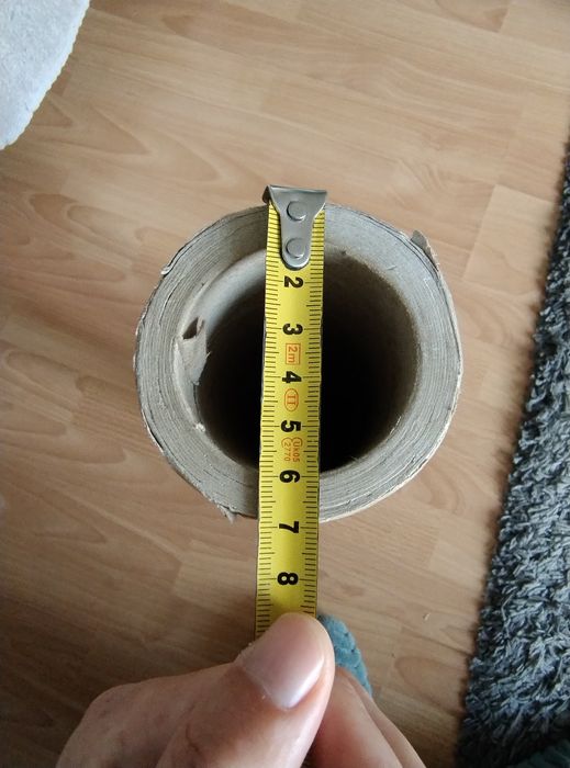 Tuba tekturowa, słupek tuleja kartonowa, filar, drapak 7x53