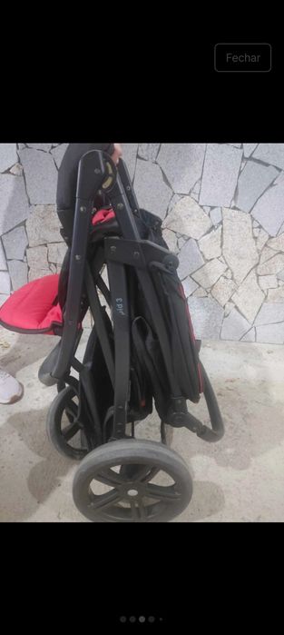 Carrinho 3 em 1 hauck rapid 3 plus trio set