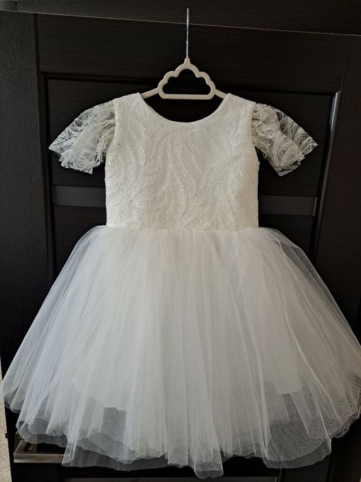 Пишна сукня, плаття сніжинки розмір 104-110 см.