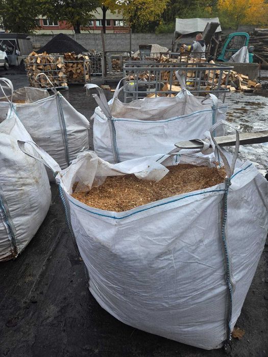 Trociny, drewno liściaste big bag