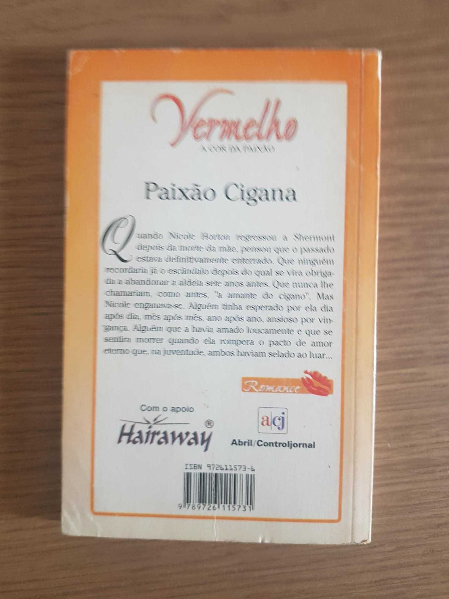 Livro Antigo Paixão Cigana (MARION MCKENNA)