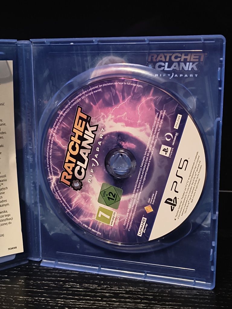 Gra Ratchet & Clank Rift Apart PS5 Playstation 5 stan BDB